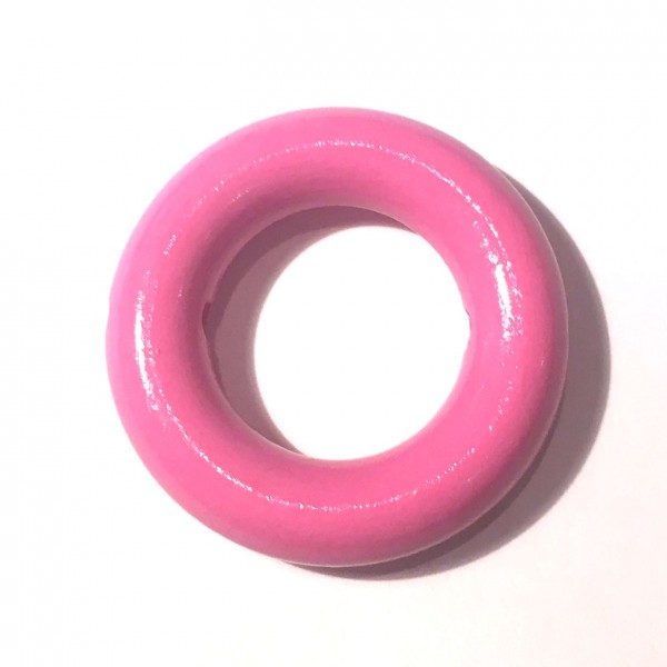 Sale Holzring 36 mm mit Bohrung pink