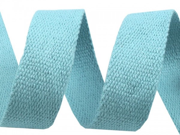 Gurtband Baumwolle Breite 30 mm babyblau