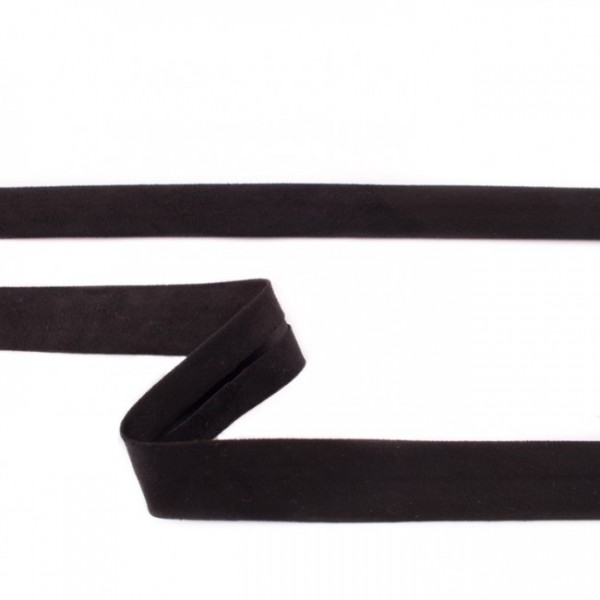 unelastisches Schrägband schwarz
