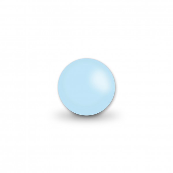 Uniperlen 10 mm babyblau