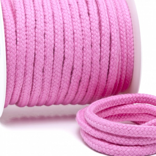 Kordel 100% Baumwolle 10 mm rosa