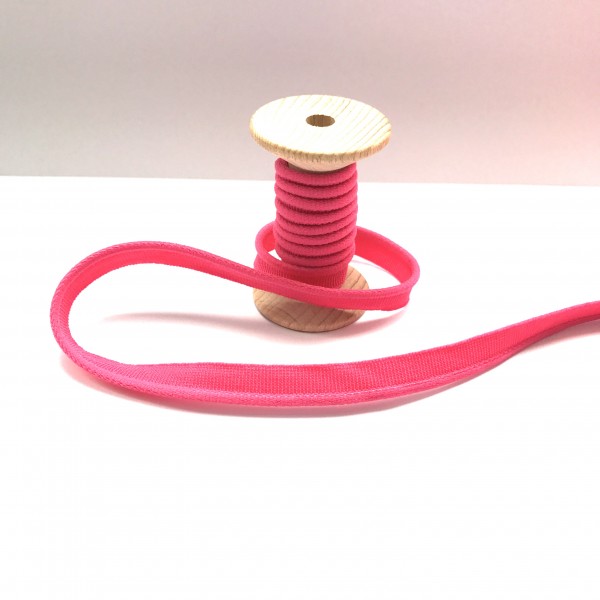 elastisches Paspelband 9 mm pink