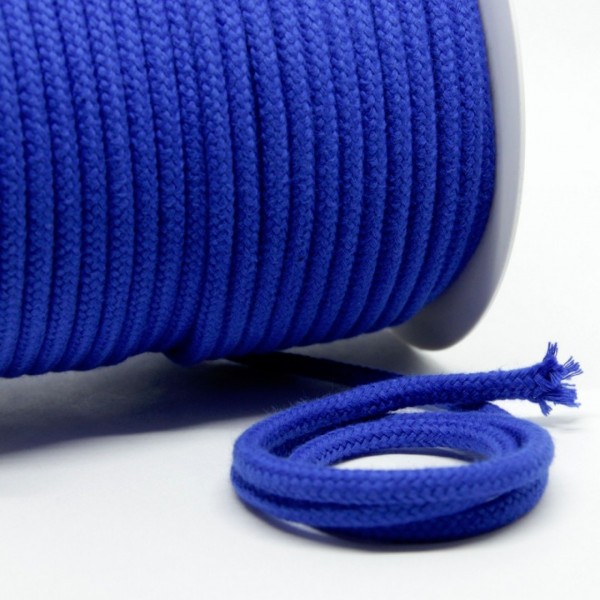 Kordel 100% Baumwolle 6 mm royalblau