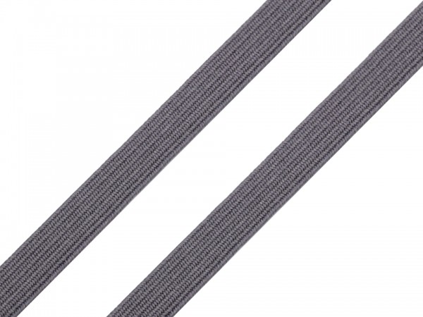 Gummiband Wäschegummi Breite 7 mm grau