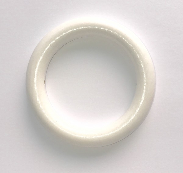 DEAL SALE Holzring 85 mm mit Bohrung weiß