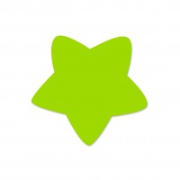 SALE Motivperle Sternchen horizontal apfelgrün SALE Motivperle Sternchen horizontal apfelgrün