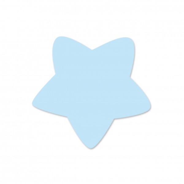 Motivperle Sternchen horizontal babyblau