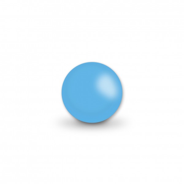 Uniperlen 10 mm skyblau