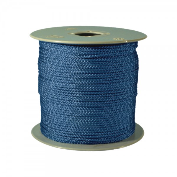 100 m Schnurrolle, 1,5 mm Durchmesser, mittelblau
