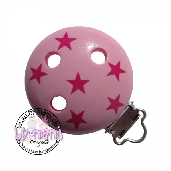 SALE Motivclip I Sternchen babyrosa/pink