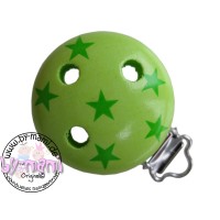 SALE Motivclip I Sternchen lemon/apfelgrün SALE Motivclip I Sternchen lemon/apfelgrün