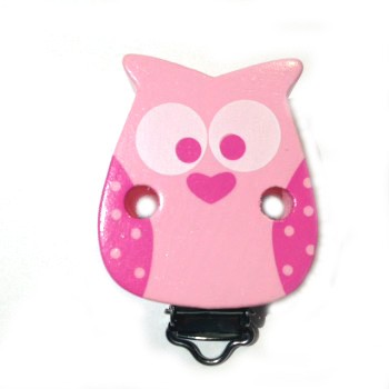 SALE Formclip Eule babyrosa/pink