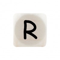 Premiumbuchstabe 10 mm schwarz R Premiumbuchstabe 10 mm schwarz R