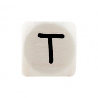 Premiumbuchstabe 10 mm schwarz T Premiumbuchstabe 10 mm schwarz T