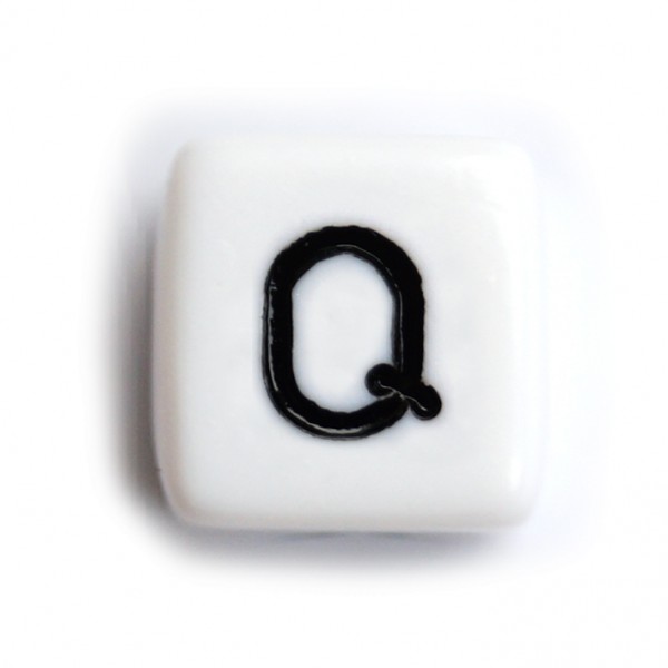Kunststoffbuchstabenwürfel 10 mm einzeln Q