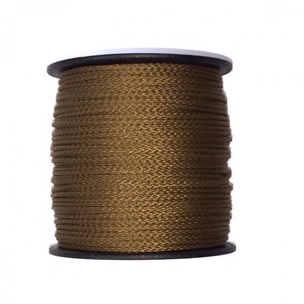 100 m Schnurrolle, 1,5 mm Durchmesser, dunkelbraun