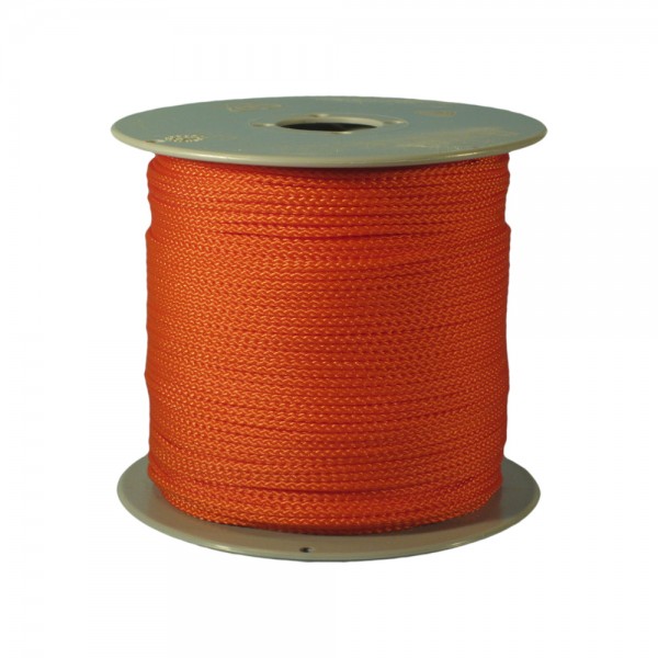 100 m Schnurrolle, 1,5 mm Durchmesser, orange