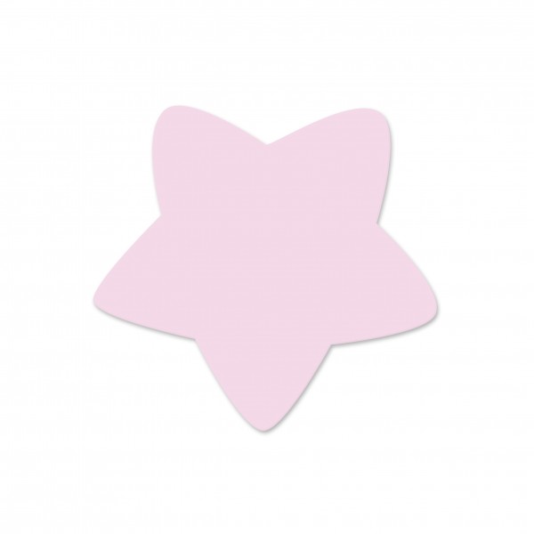 Motivperle Sternchen horizontal babyrosa