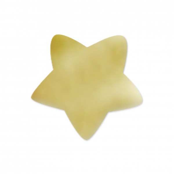 SALE Motivperle Sternchen horizontal gold