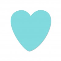 SALE Motivperle Herzchen vertikal helltürkis SALE Motivperle Herzchen vertikal helltürkis