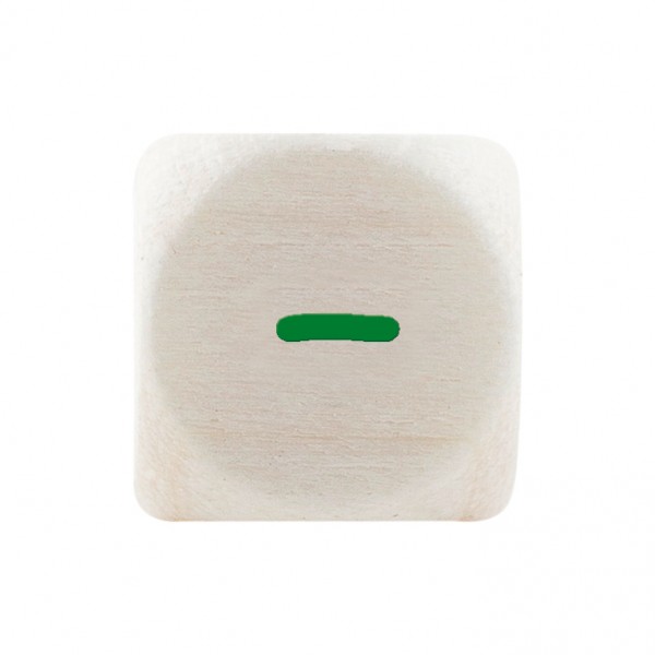 teilweise B-Ware (Holz nachgedunkelte oder Druck nicht perfekt) Premiumbuchstabe 10 mm grün -