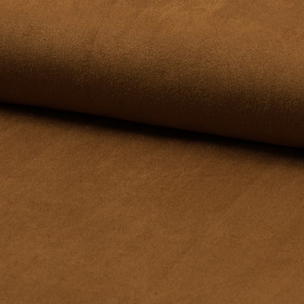 Wildlederjerseyimitat deluxe havanna