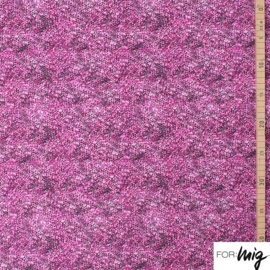 Angebot lillestoff Modal Strickoptik violett