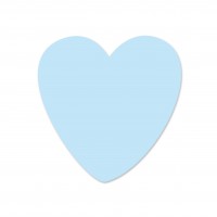 SALE Motivperle Herz horizontal babyblau SALE Motivperle Herz horizontal babyblau