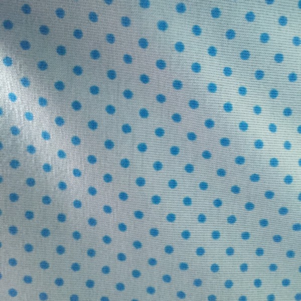 Mini Dots taubenblau/blau