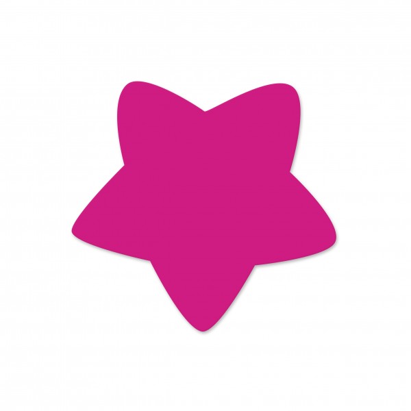 SALE Motivperle Sternchen horizontal magenta