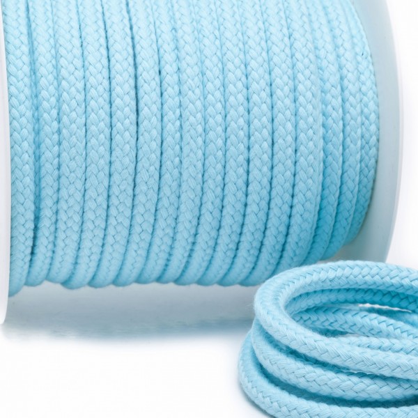 Kordel 100% Baumwolle 10 mm aqua