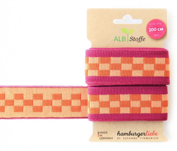 Hamburger Liebe Stripe Me ICON orange/pink