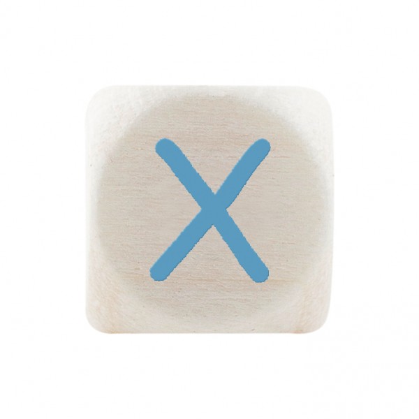 Premiumbuchstabe 10 mm babyblau X