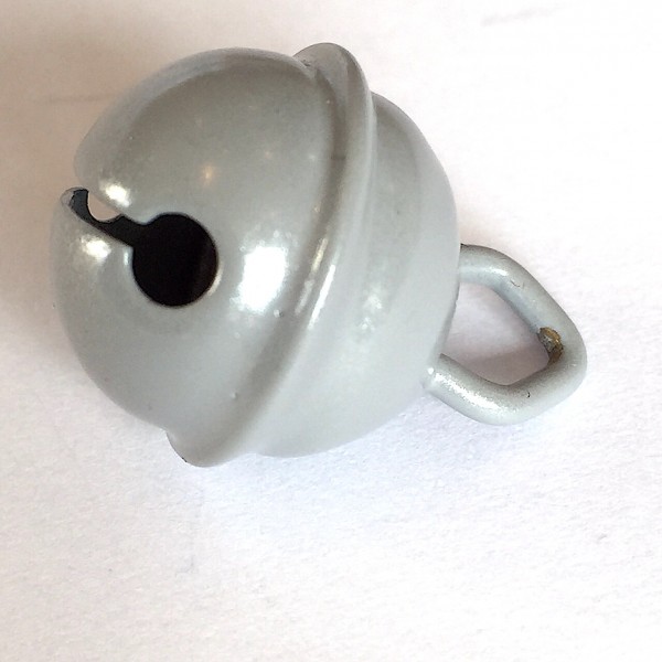 Glöckchen 15 mm grau