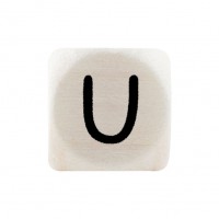 Premiumbuchstabe 10 mm schwarz U Premiumbuchstabe 10 mm schwarz U