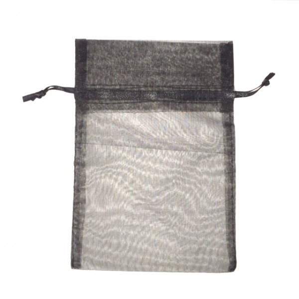 Sale Organzasäckchen 15 x 10 cm schwarz