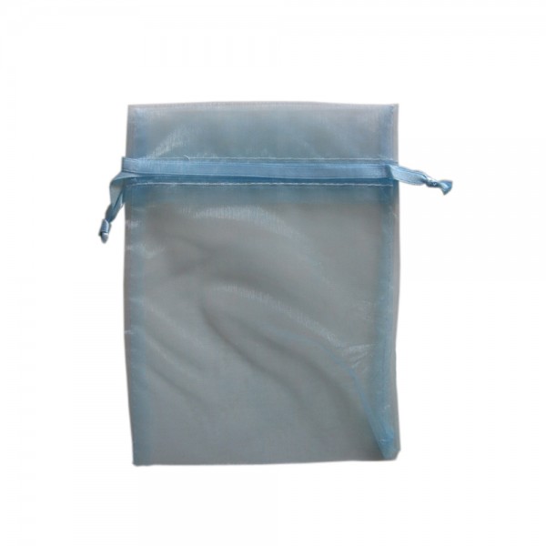 Organzasäckchen 15 x 10 cm babyblau