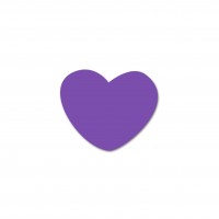 SALE Motivperle Miniherzen horizontal lila SALE Motivperle Miniherzen horizontal lila