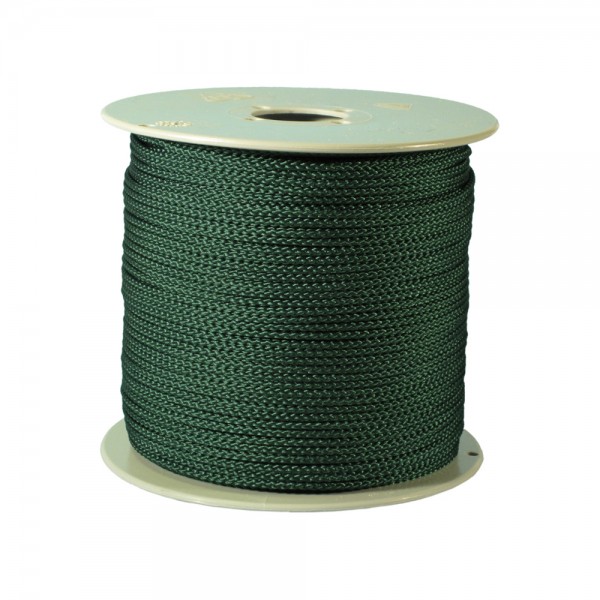 Sale 100 m Schnurrolle, 1,5 mm Durchmesser, dunkelgrün