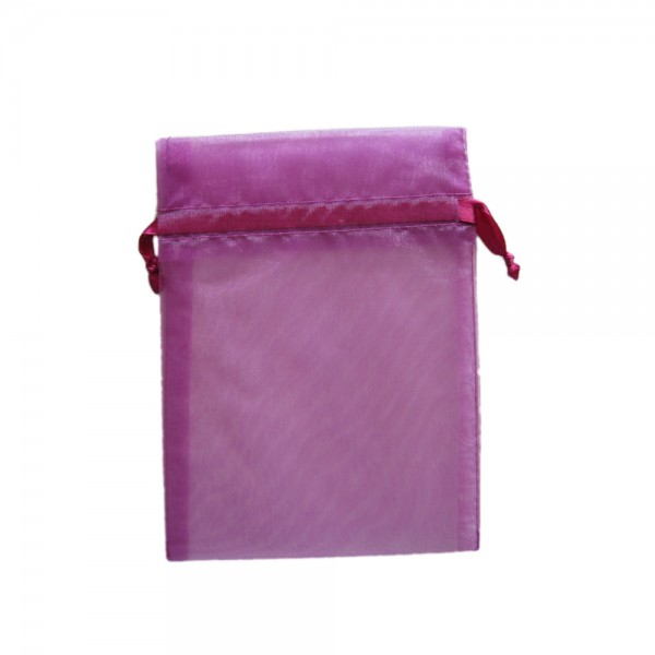 Organzasäckchen 15 x 10 cm violett