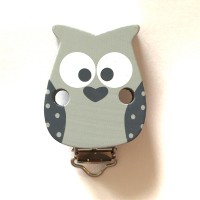 SALE Formclip Eule hellgrau/dunkelgrau SALE Formclip Eule hellgrau/dunkelgrau