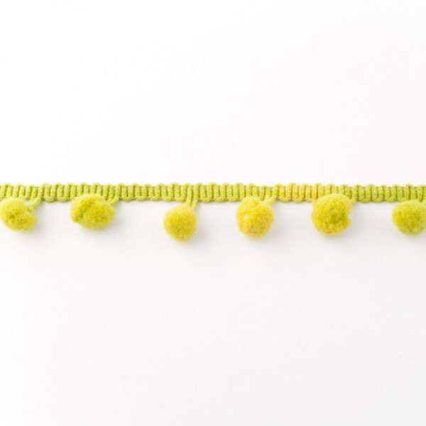 Pompomband Midi 2cm lemon