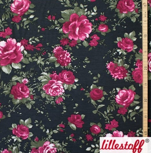 Modal Black Rose von lillestoff