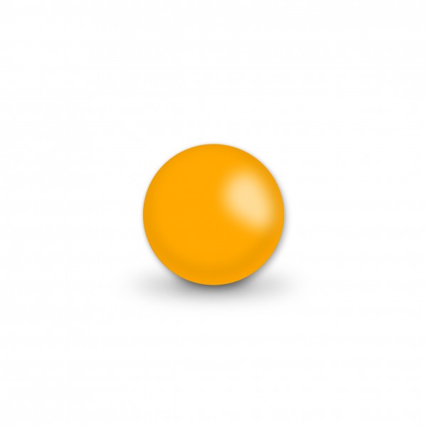 Uniperlen 10 mm mittelorange