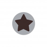 SALE Motivperle Sternchen-Scheibe horizontal stein/noir SALE Motivperle Sternchen-Scheibe horizontal stein/noir