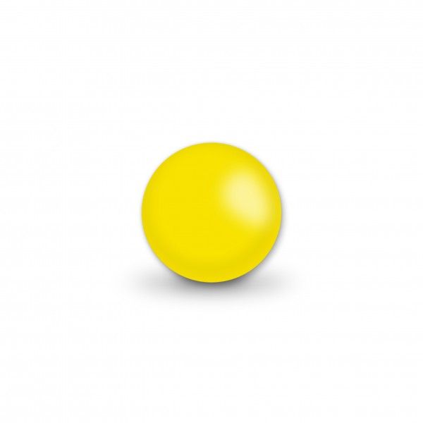 Uniperlen 10 mm gelb