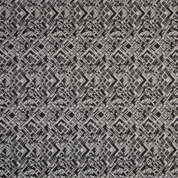 Bengaline Jacquard schwarz/weiß