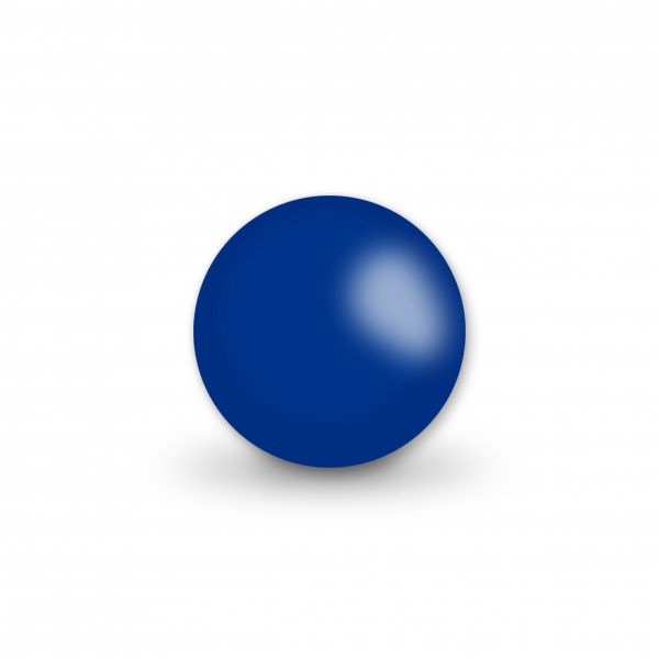 Ausverkauf Uniperlen 12 mm dunkelblau