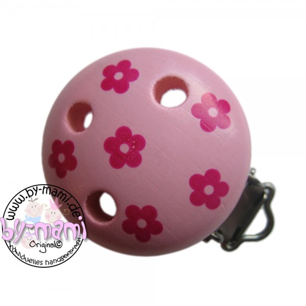 SALE Motivclip I Blümchen babyrosa/pink