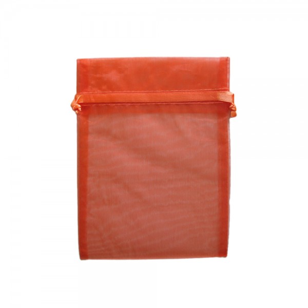 Angebot Organzasäckchen 15 x 10 cm orange